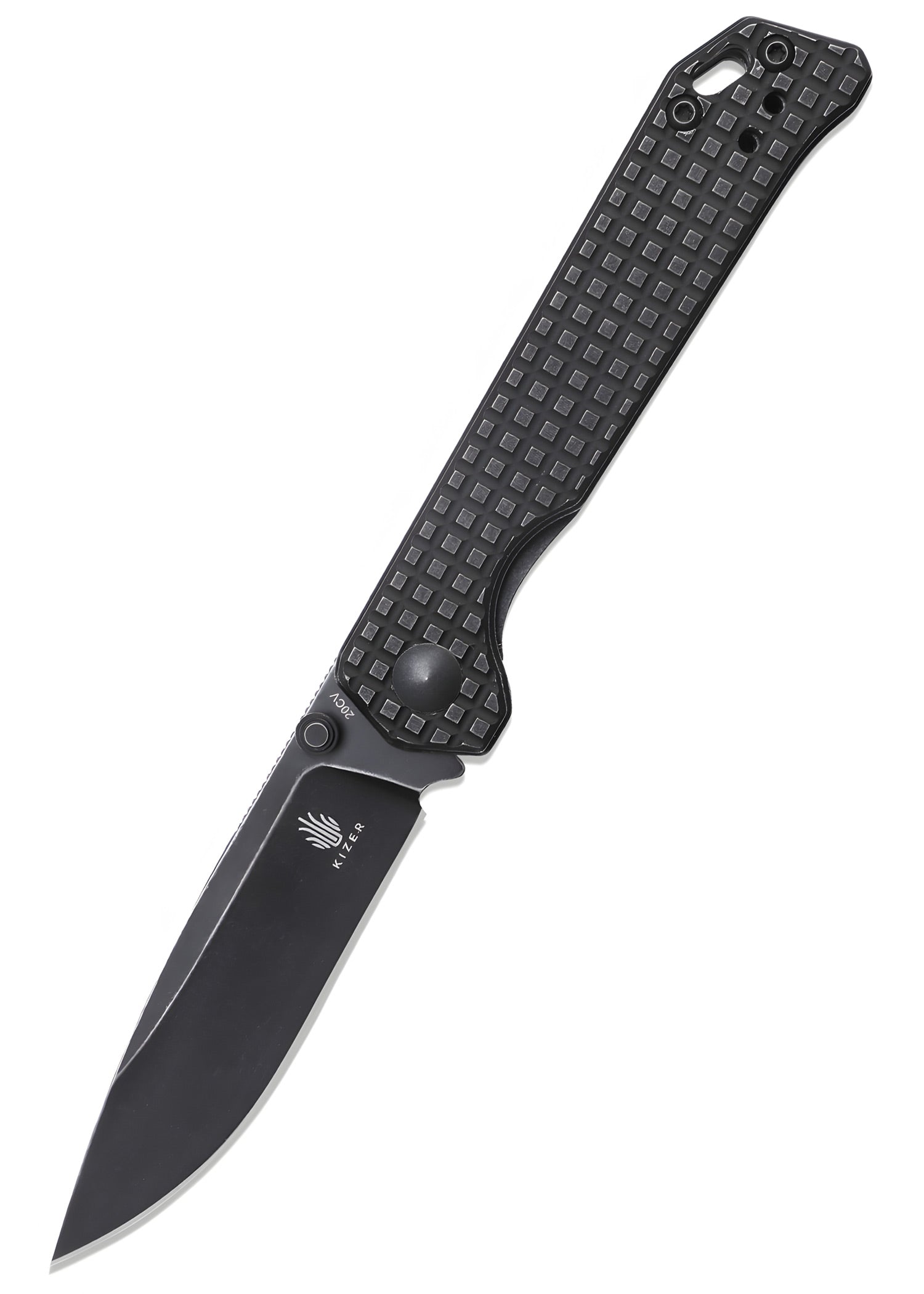 Imagen única de: Kizer Knives Navaja De Bolsillo Compañera Mini, Titanio, Hoja Negra