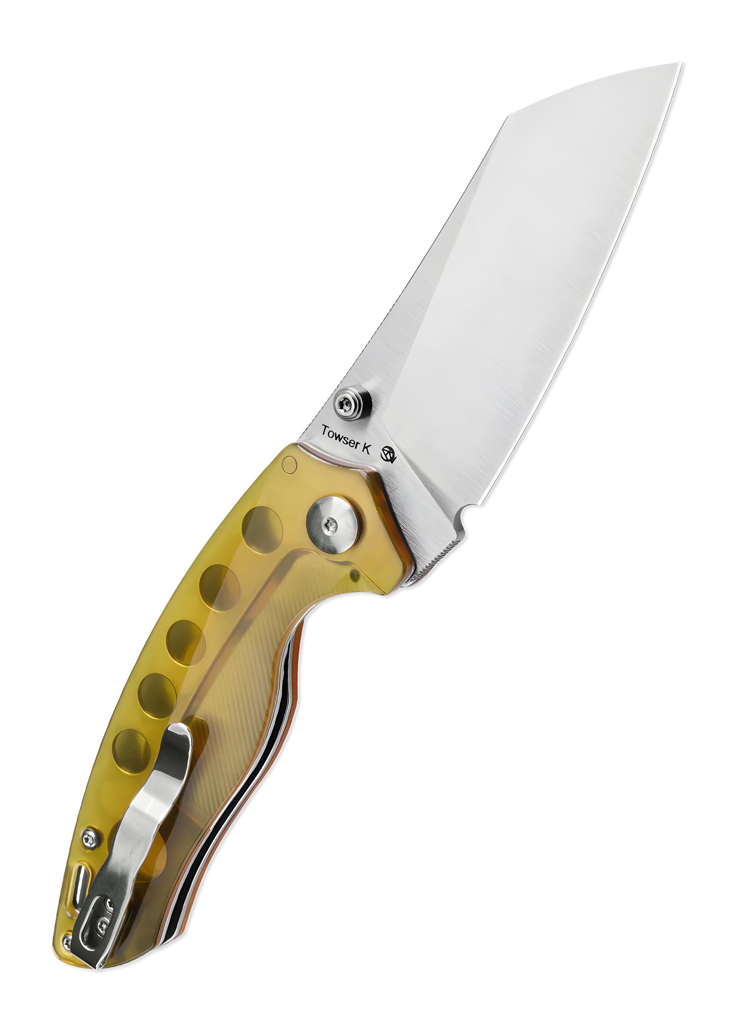Imagen única de: Navaja De Bolsillo Kizer Knives Towser K, Mango Pei, Hoja Satinada