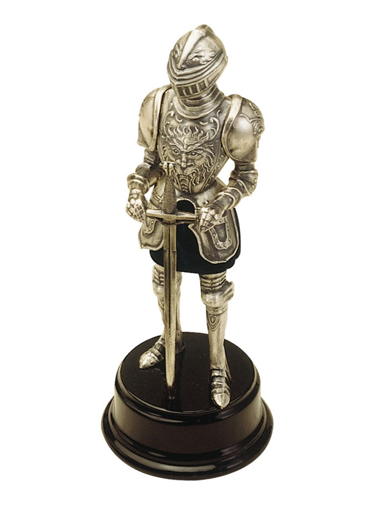 Imagen única de: Armadura De Caballero En Miniatura Con Grabado.