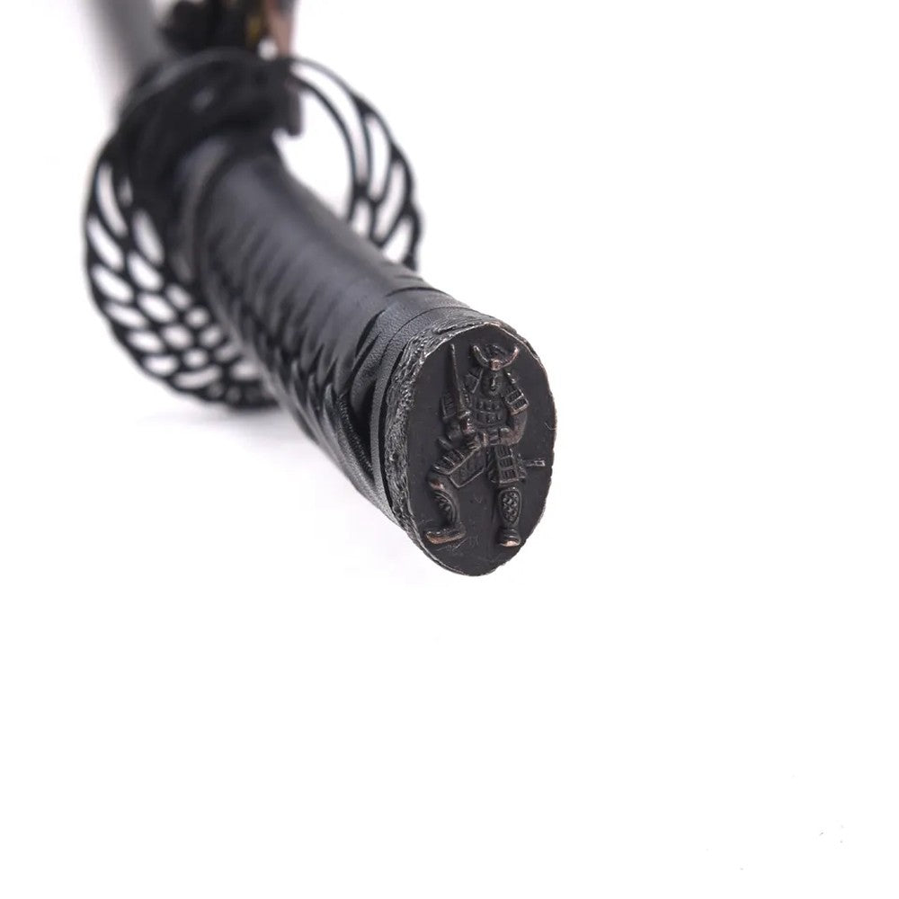 Katana Decorativa Negra Samurái de Acero Inoxidable