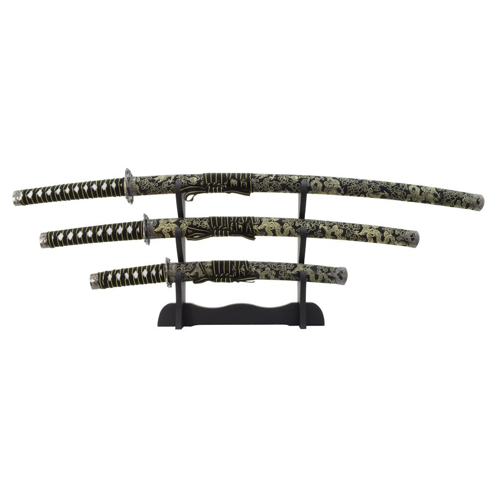 Set Katana Japonesa Decorativa - Katana, Wakizashi y Tanto Ornamental