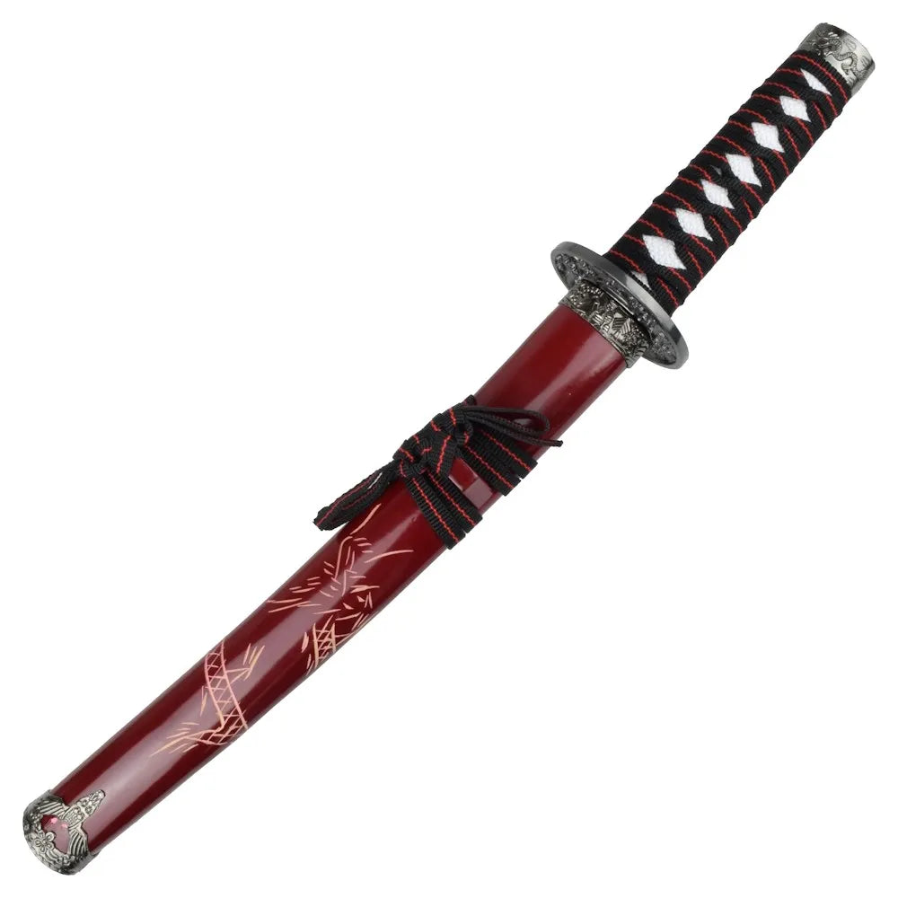 Tanto Decorativo Japonés con Dragón Grabado
