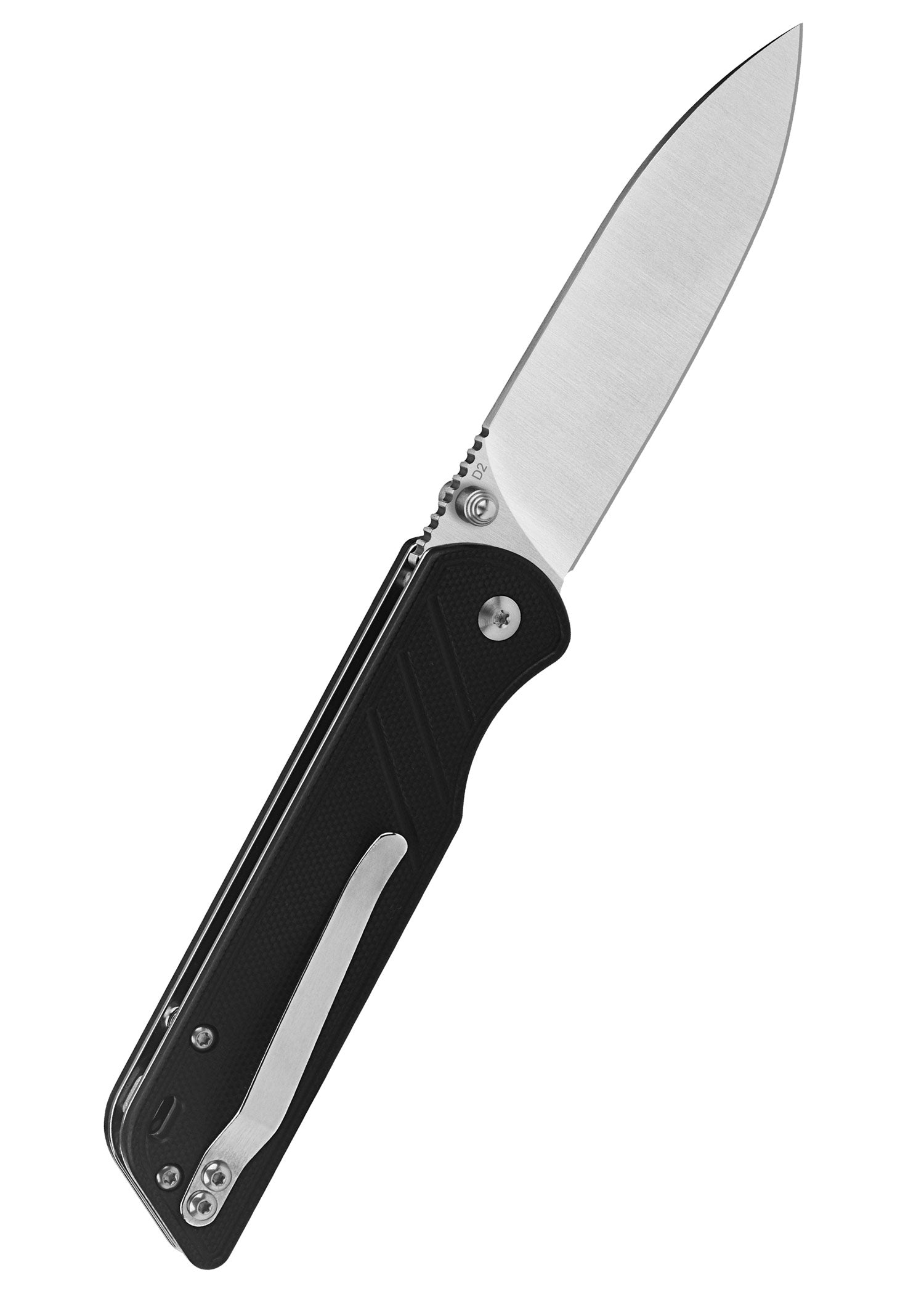 Imagen única de: Navaja Parrot, Hoja Satinada, Mango G10 Negro