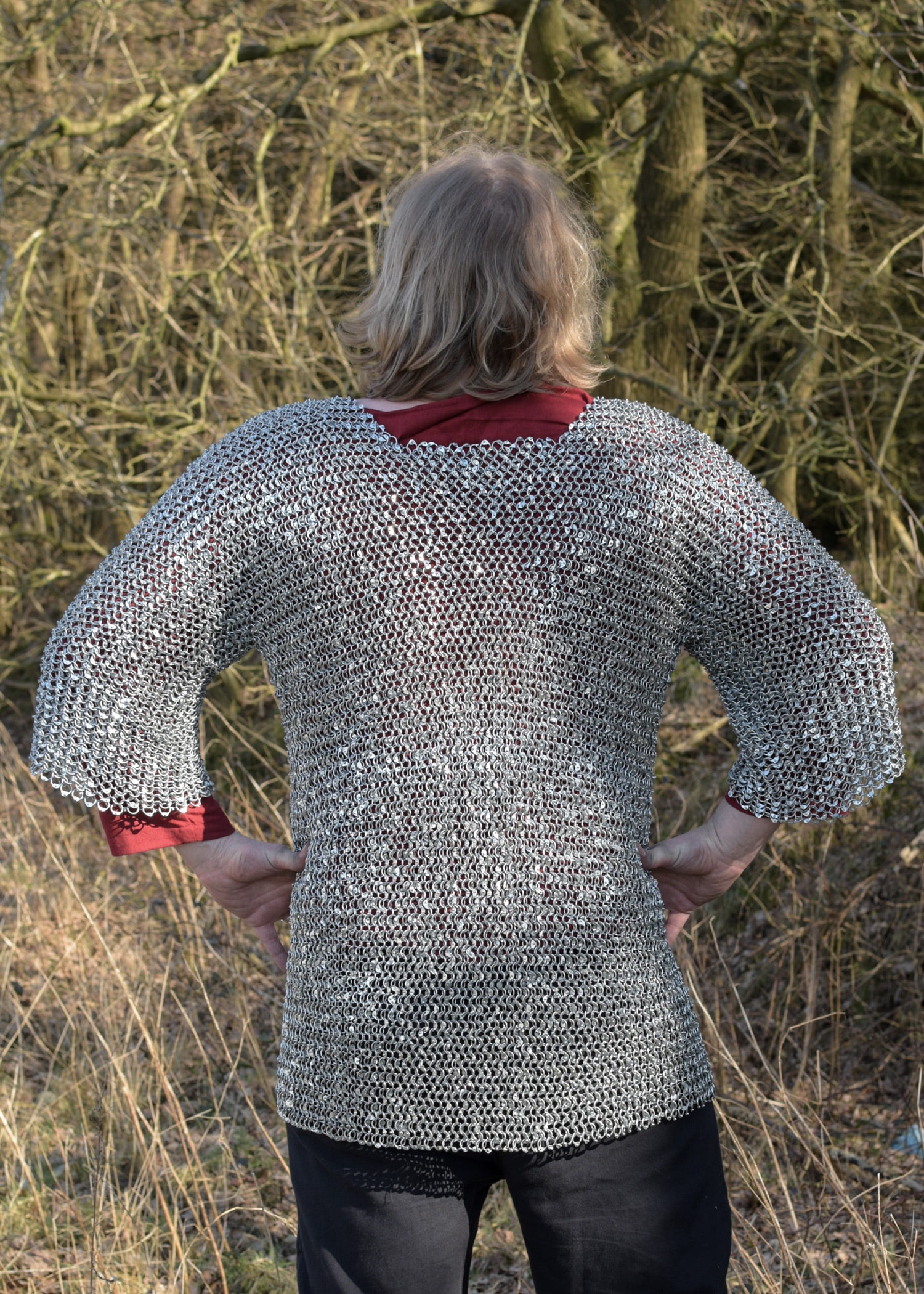 Imagen única de: Cota De Malla Haubergeon, Remachada, Id 9 Mm, Galvanizada