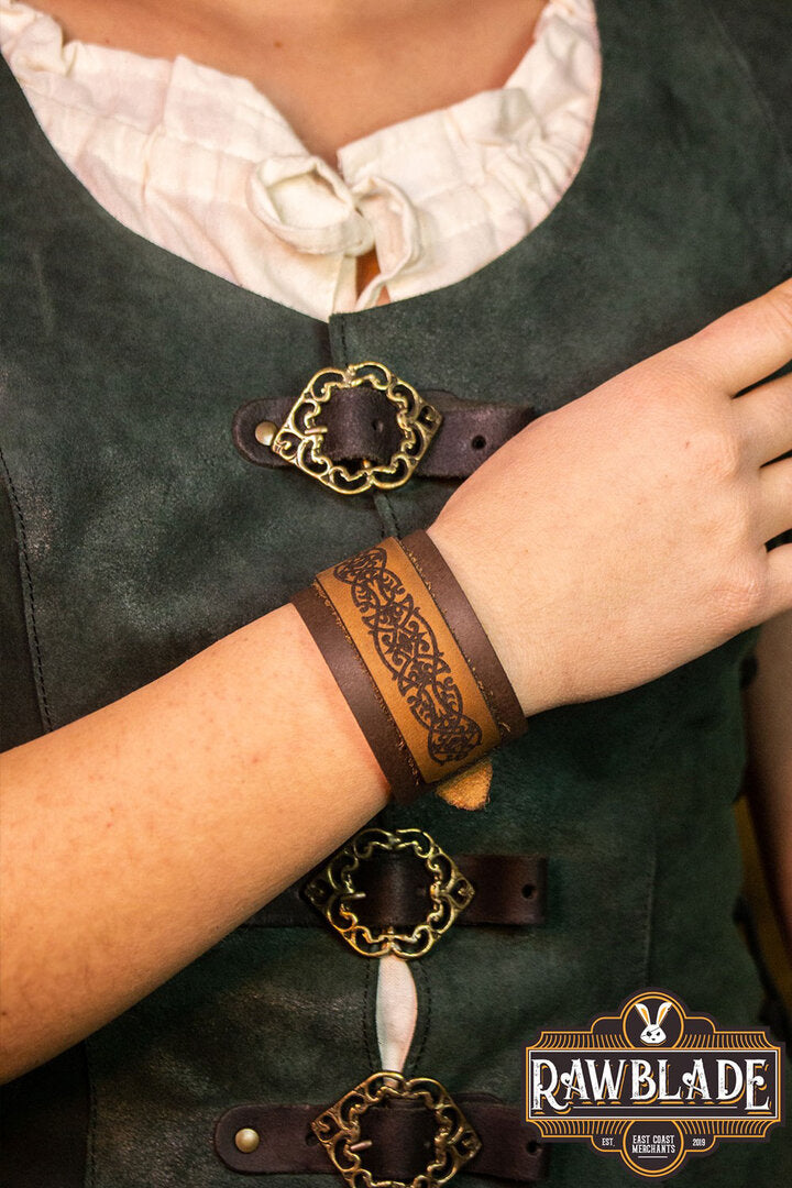 Imagen única de: Pulsera De Cuero Thingol