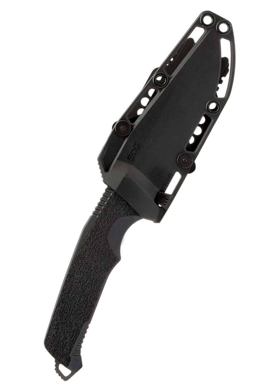 Imagen única de: Sog Trident Fx, Blackout, Parcialmente Serrado, Cuchillo Fijo