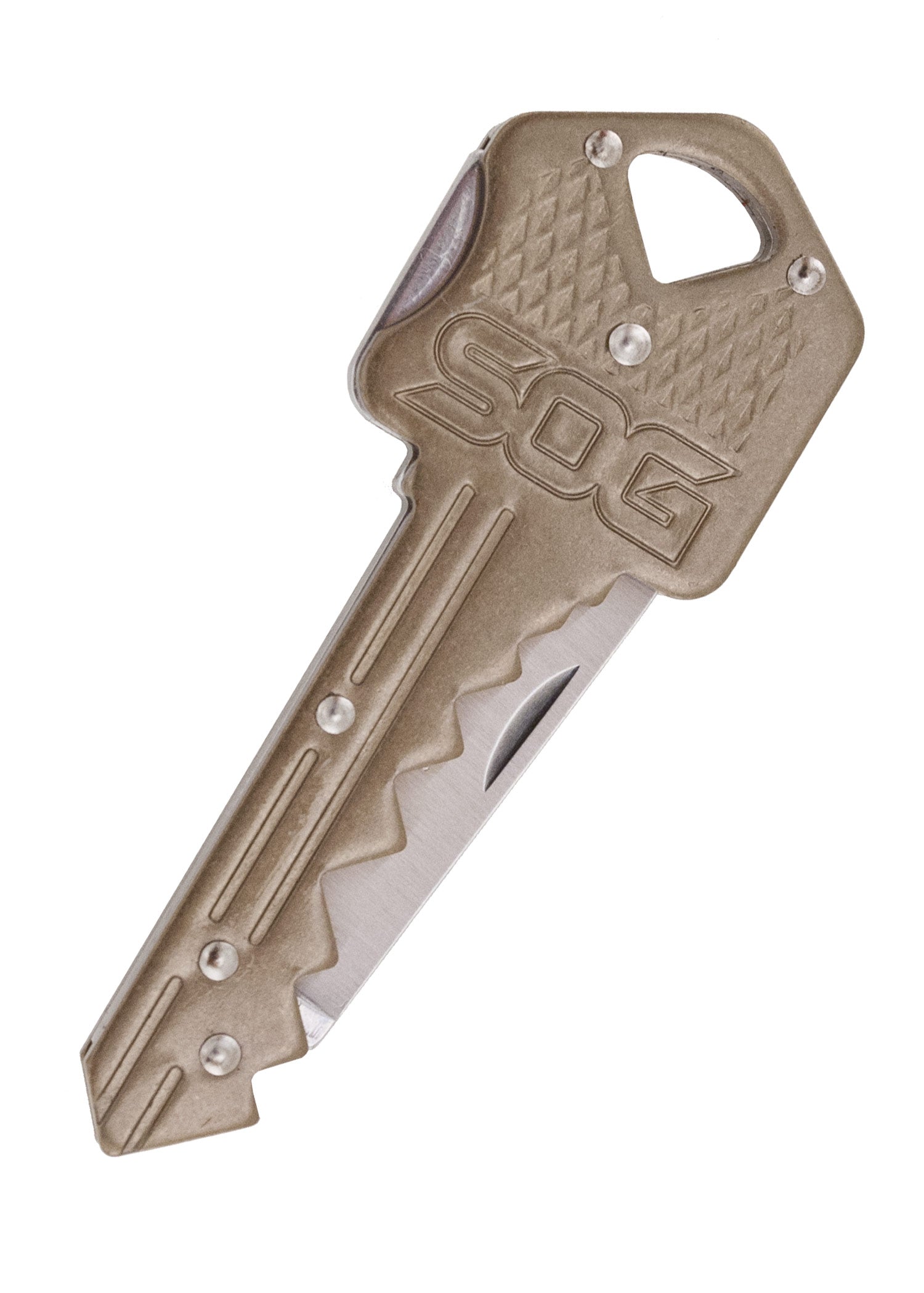 Imagen única de: Navaja Para Llaves, Latón, Sog