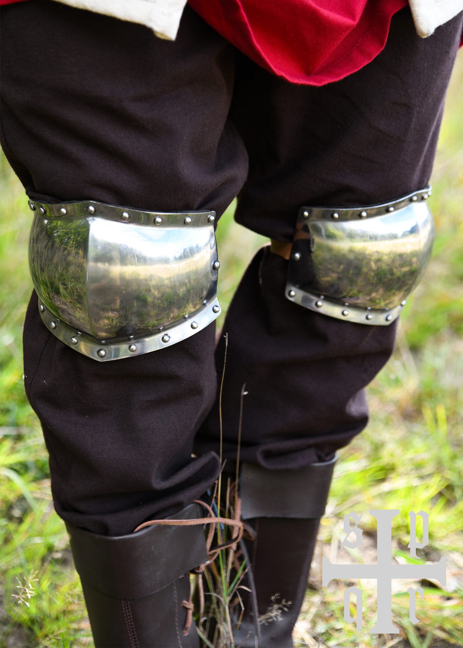 Rodilleras Medievales De Acero (Par), Siglo Xv 2