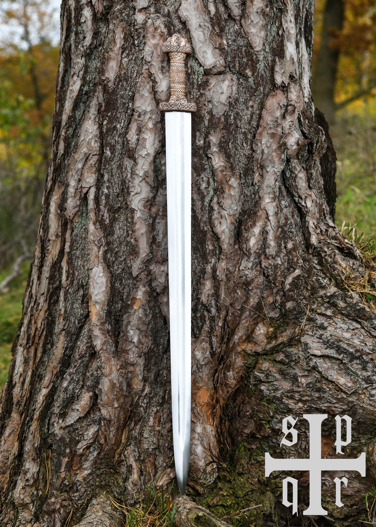 Imagen única de: Espada Del Período Vendel De Gotland (Broa), Siglo Viii, Mango De Bronce Categoría-B