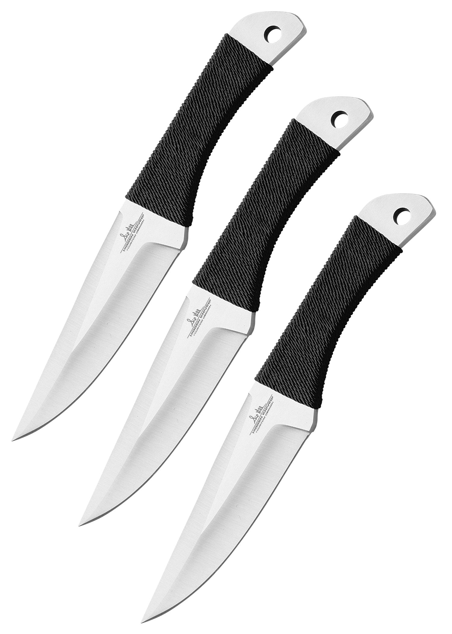 Imagen única de: Gil Hibben - Juego De 3 Cuchillos Arrojadizos Con Mango De Cuerda, Grandes