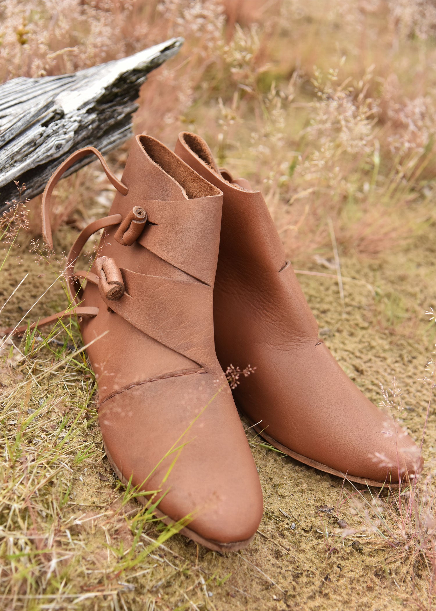 Imagen única de: Zapatos Vikingos De La Alta Edad Media Jorvik, Marrón