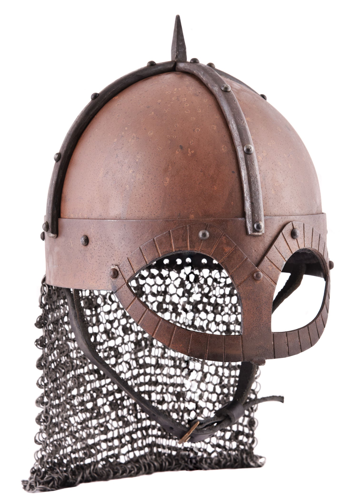 Imagen única de: El Casco Gjermundbu Con Casco Remachado, Acero De 2 Mm