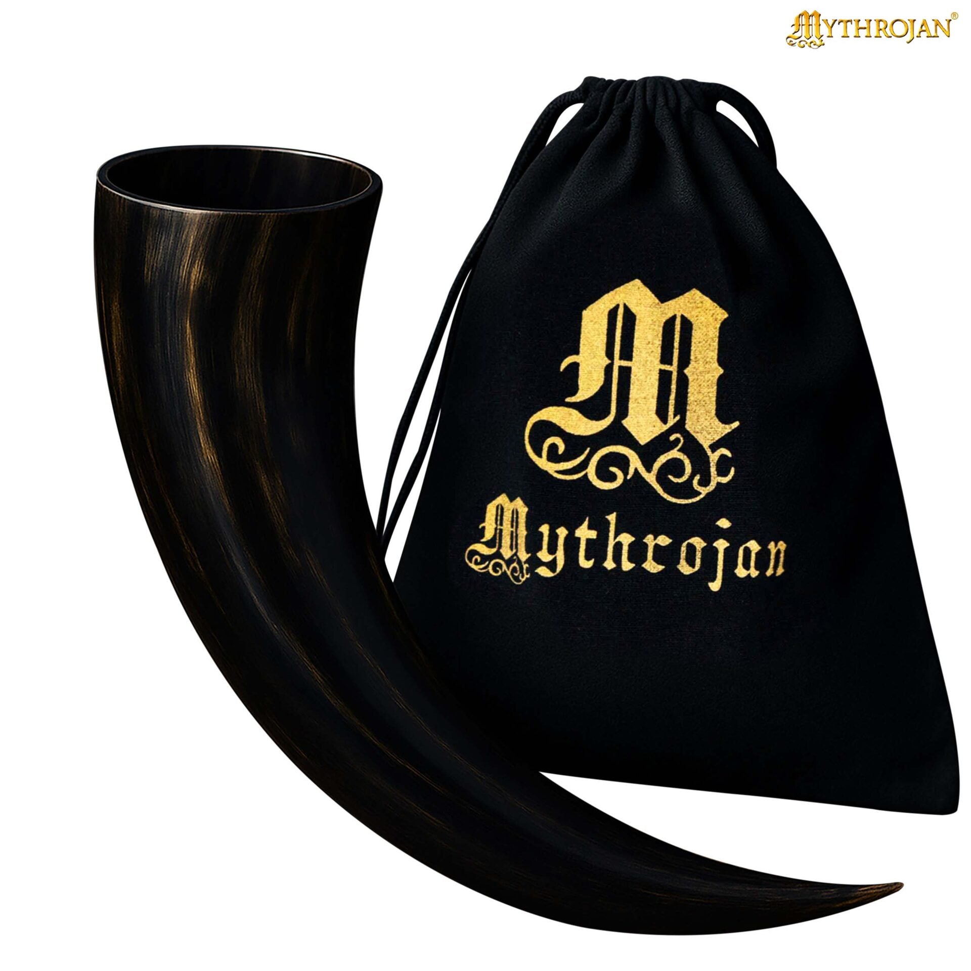 Imagen única de: Cuerno vikingo para beber Mythrojan — Jarra de hidromiel