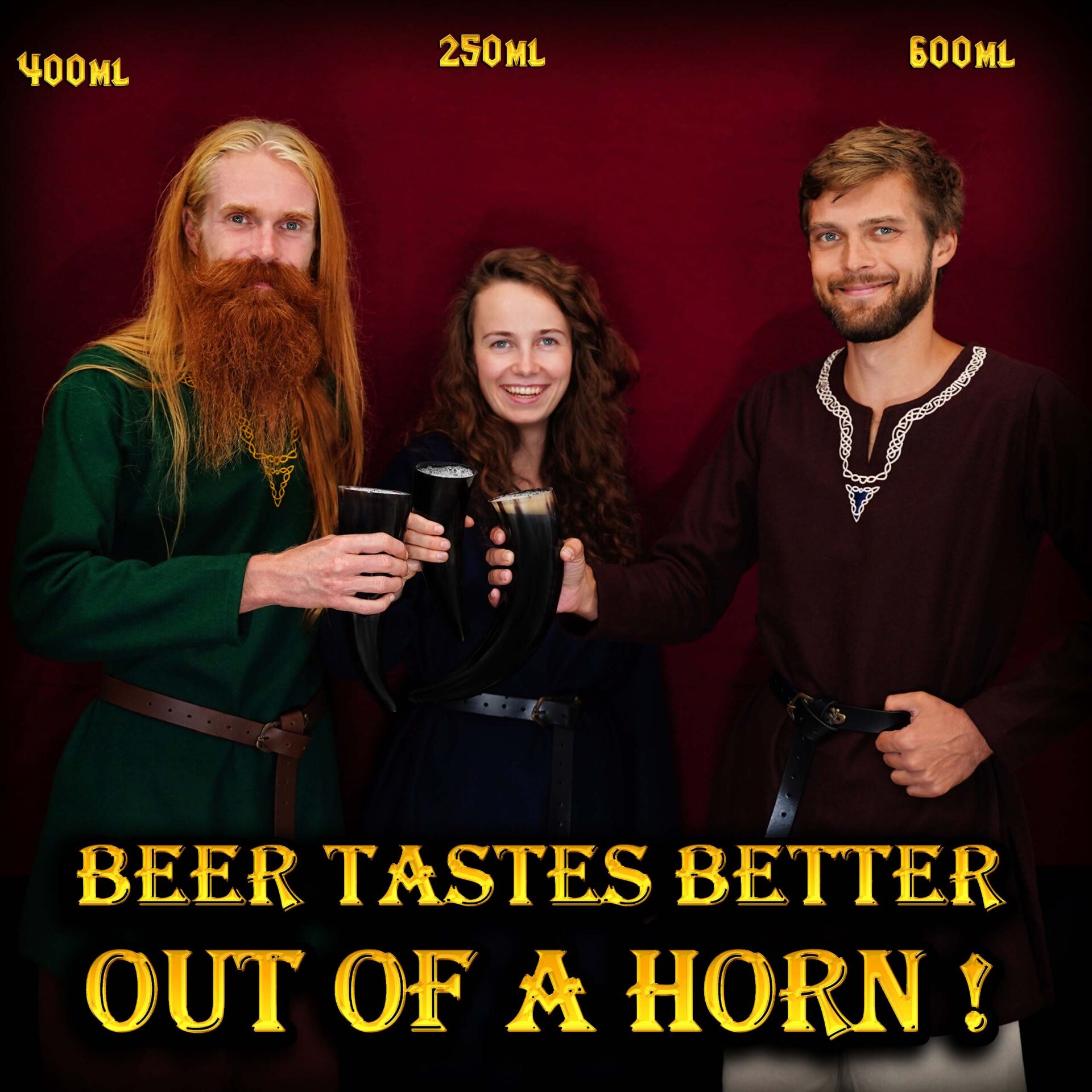 Imagen única de: Cuerno vikingo para beber Mythrojan — Jarra de hidromiel