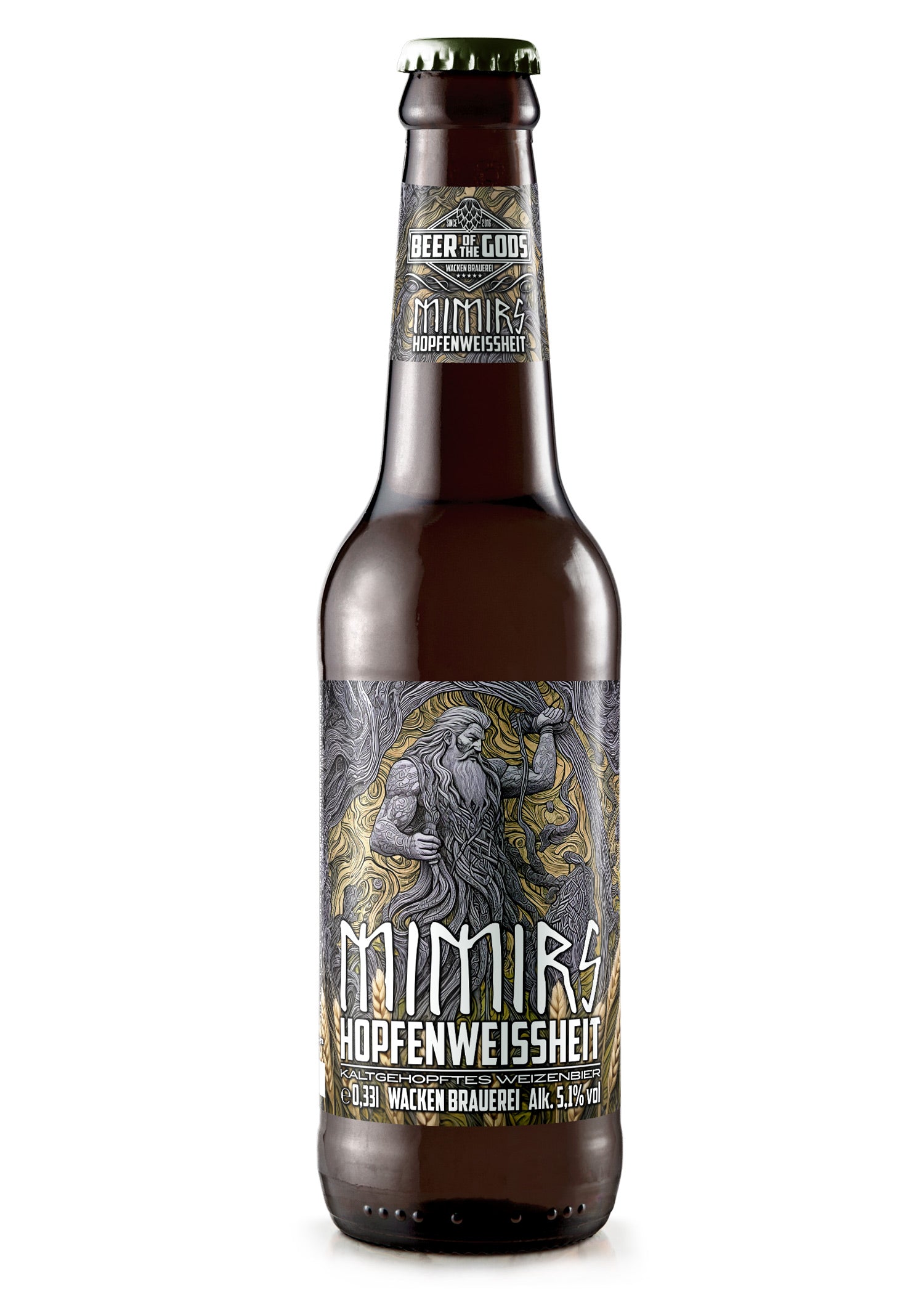 Imagen única de: La Sabiduría Del Lúpulo De Mimir, Botella De 0,33 L - Cervecería Wacken