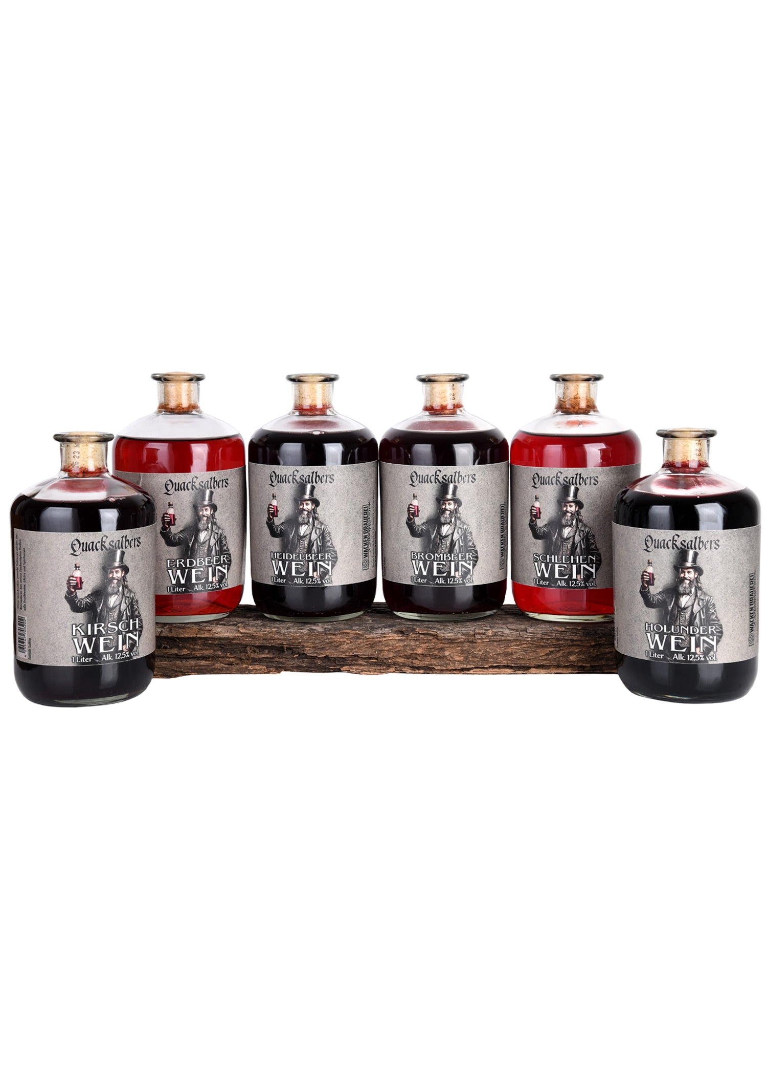 Imagen única de: Vino De Fresa Quacksalbers, 1L, 12,5% Vol. Alk.