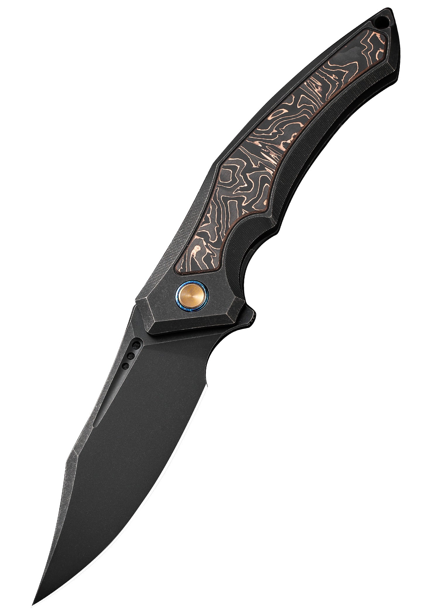 Imagen única de: We Knife Orpheus Titanium Copper Foil Cf, Navaja De Bolsillo