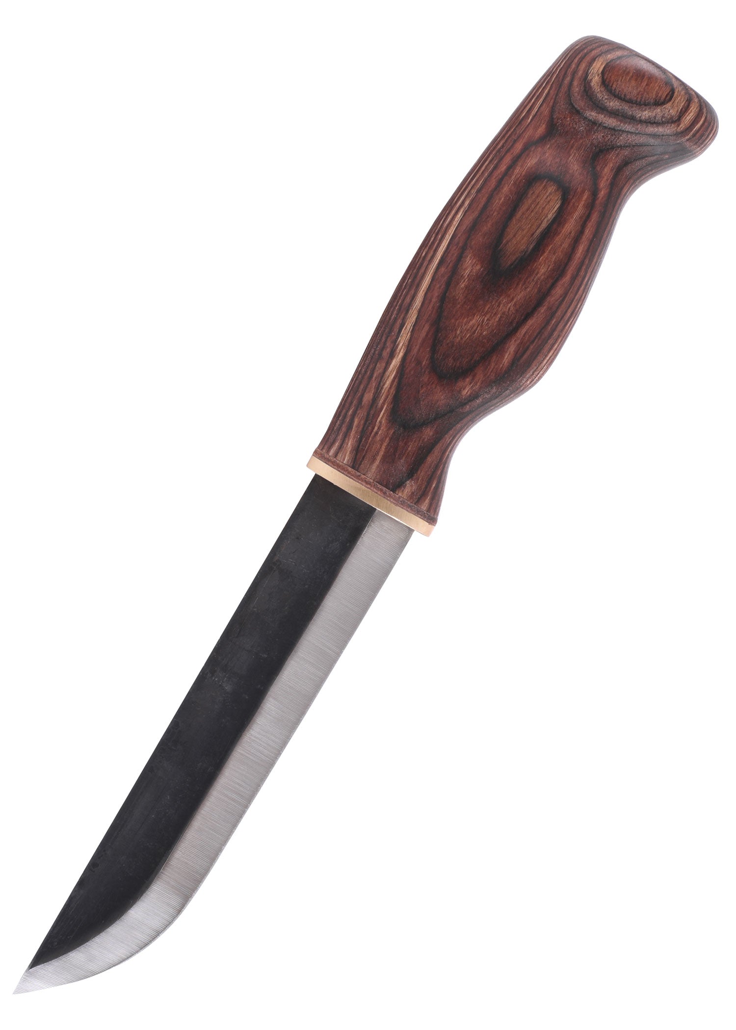 Imagen única de: Cuchillo De Caza Karhuleuku Ruskea, Joya De Madera