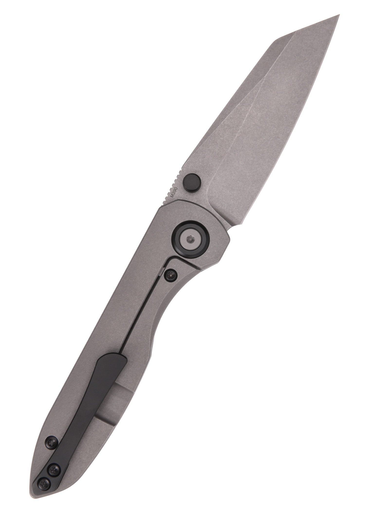 Imagen única de: Navaja De Bolsillo Allie-p, Titanio, Lavado A La Piedra, Wehr Knives
