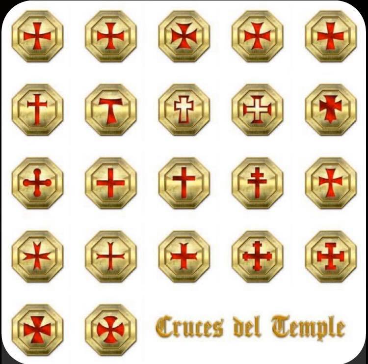 Tipos de Cruces Templarias
