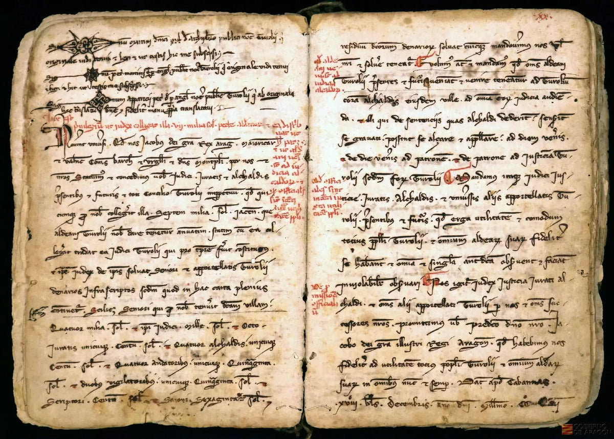 Páginas del Códice de 1313 de Teruel