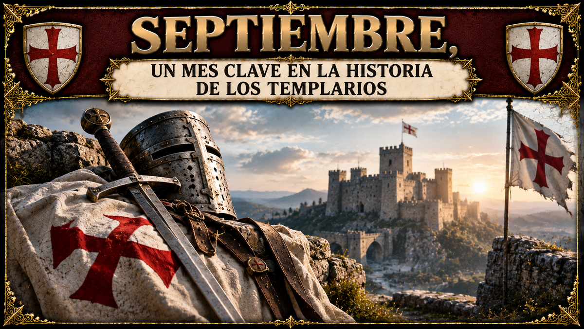 Referencias templarias con el título del artículo en la parte superior