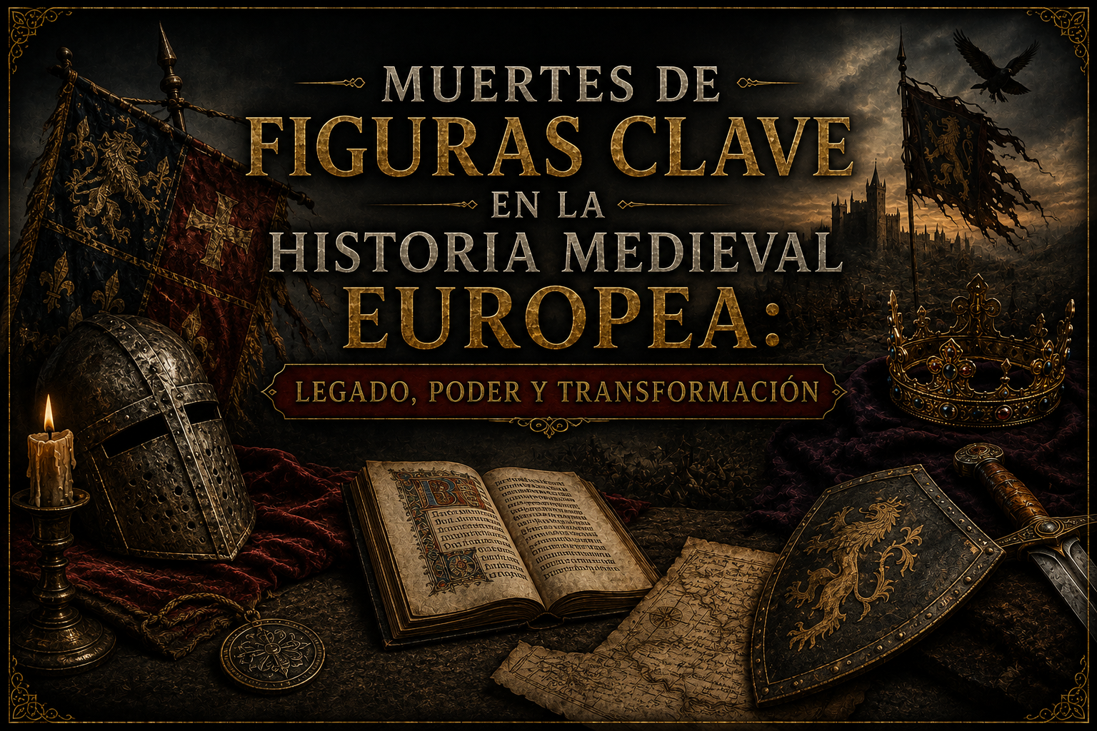 Imagen con referencias medievales y el título del artículo