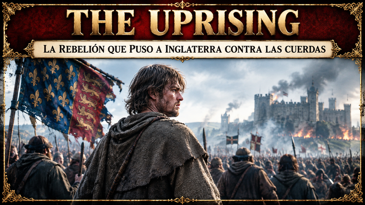 Ilustración en referencia a The Uprising con el título del artículo en la parte superior