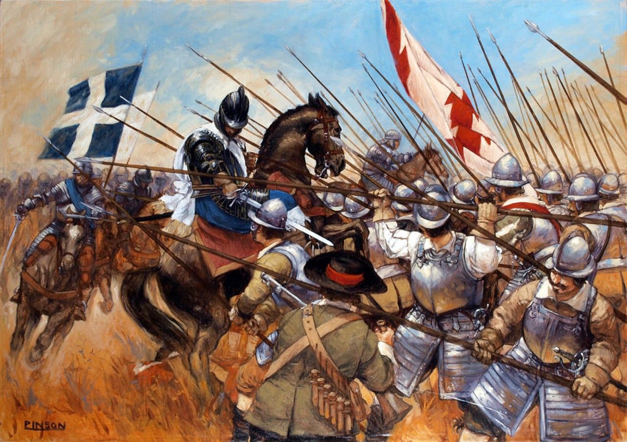 Ilustración representativa de la Batalla de Rocroi