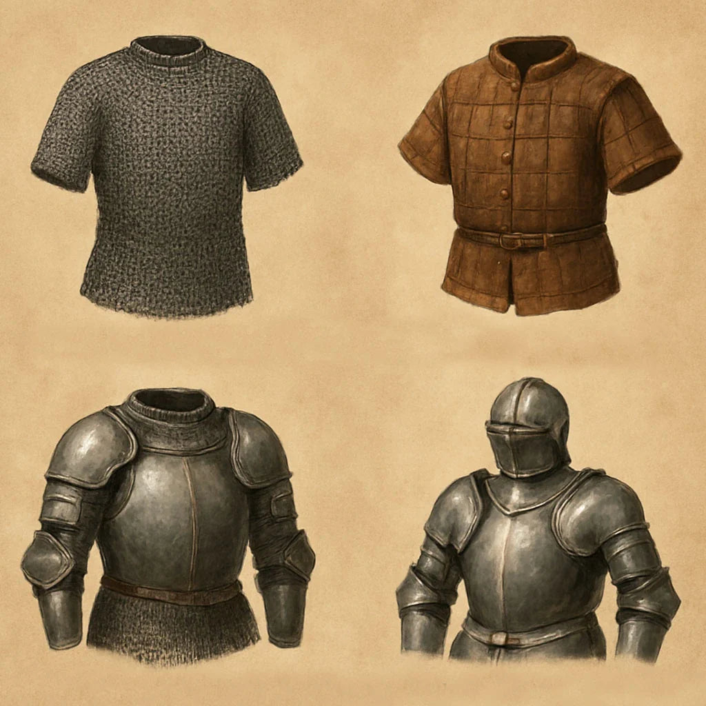 Armaduras. Tienda Medieval