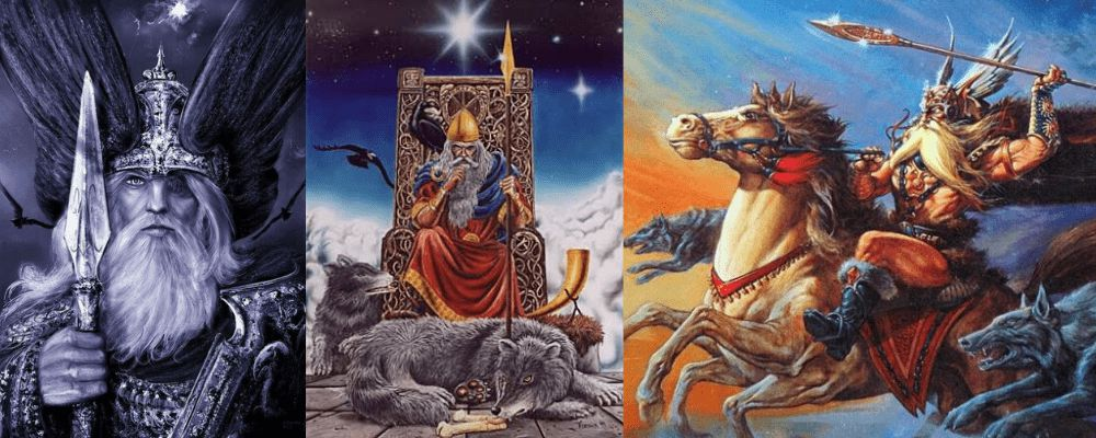 imagen ilustrativa vikinga de odin