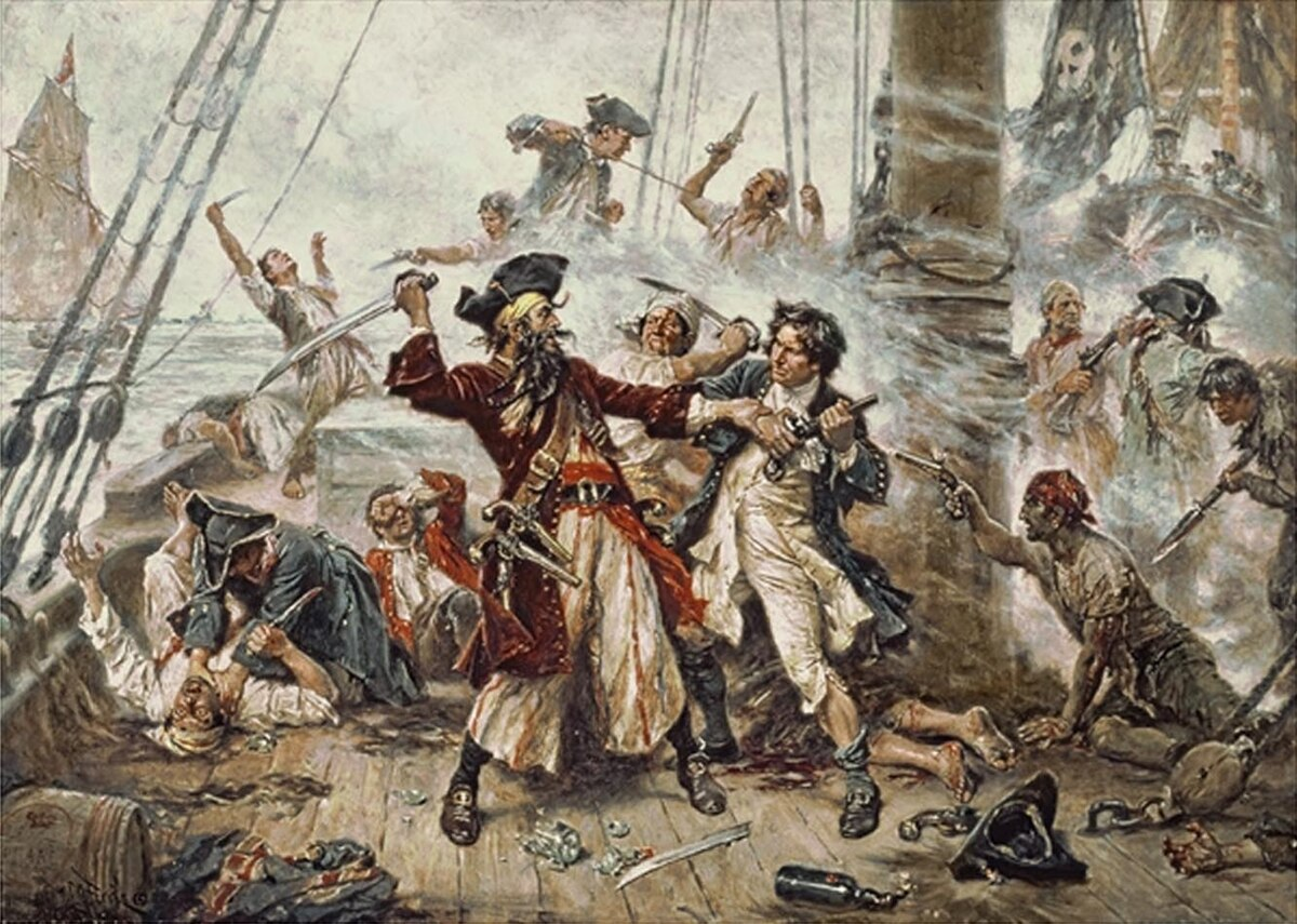 Desde la Piratería en la Edad Media al Nacimiento del Pirata clásico