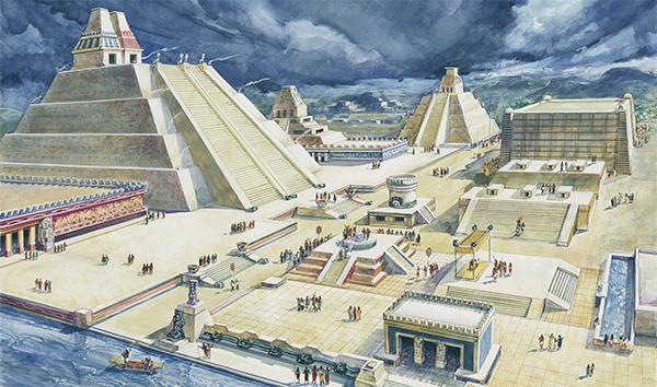 Fundación tradicional de Tenochtitlan en enero de 1325: origen del Imperio Azteca