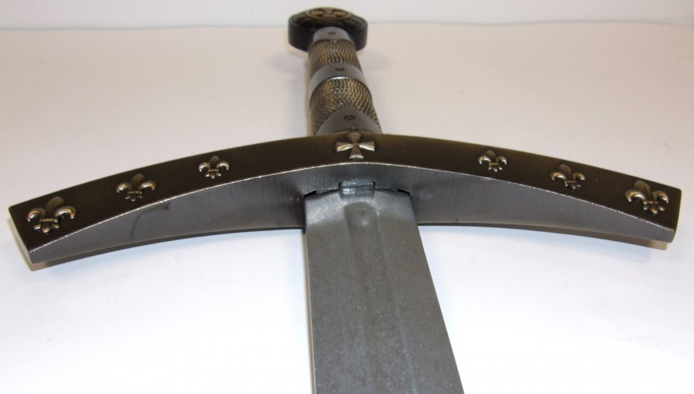 Espada Hugo de Payens, empuñadura