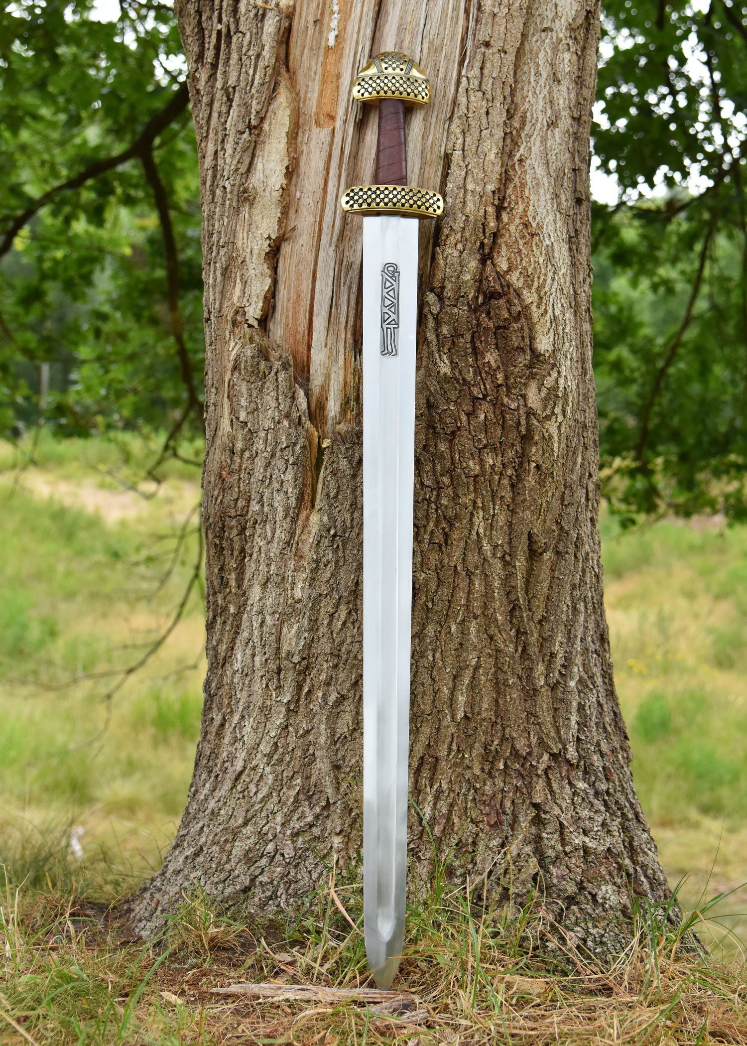 Imagen única de: Espada Ruso-vikinga, Tipo Petersen E2, Gnezdovo, Tumba L-13, Siglo X. Categoría-B