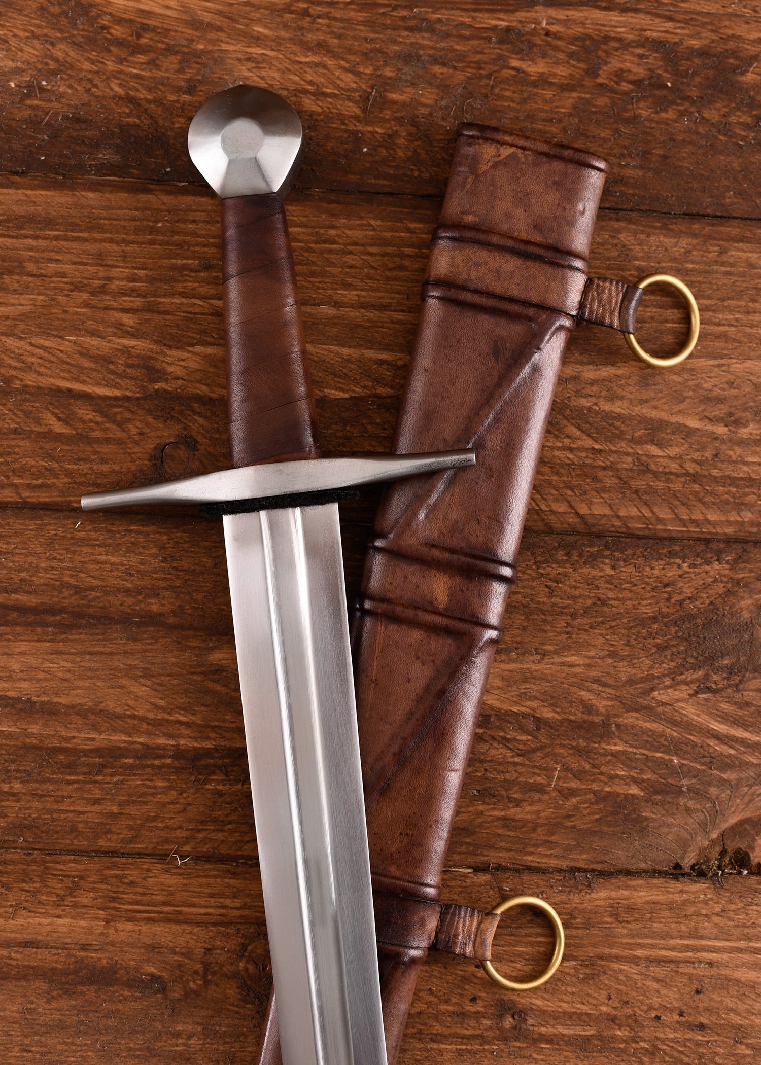 Imagen única de: Espada Sir William Marshal Con Vaina, Siglo Xii, Combate Categoría-B