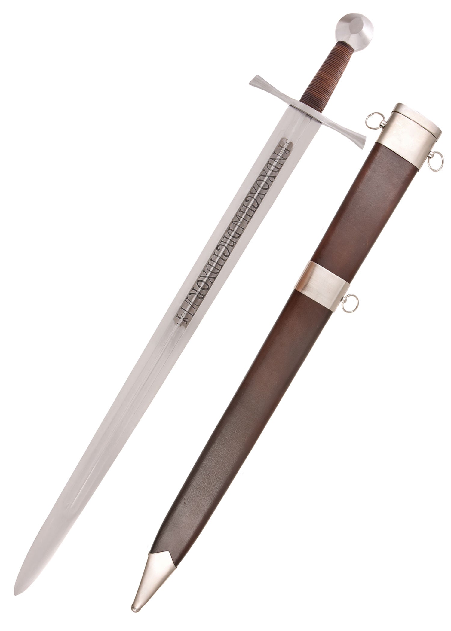 Imagen única de: Espada De Caballero Del Río Witham Con Vaina, Siglo Xiii. Categoría-B
