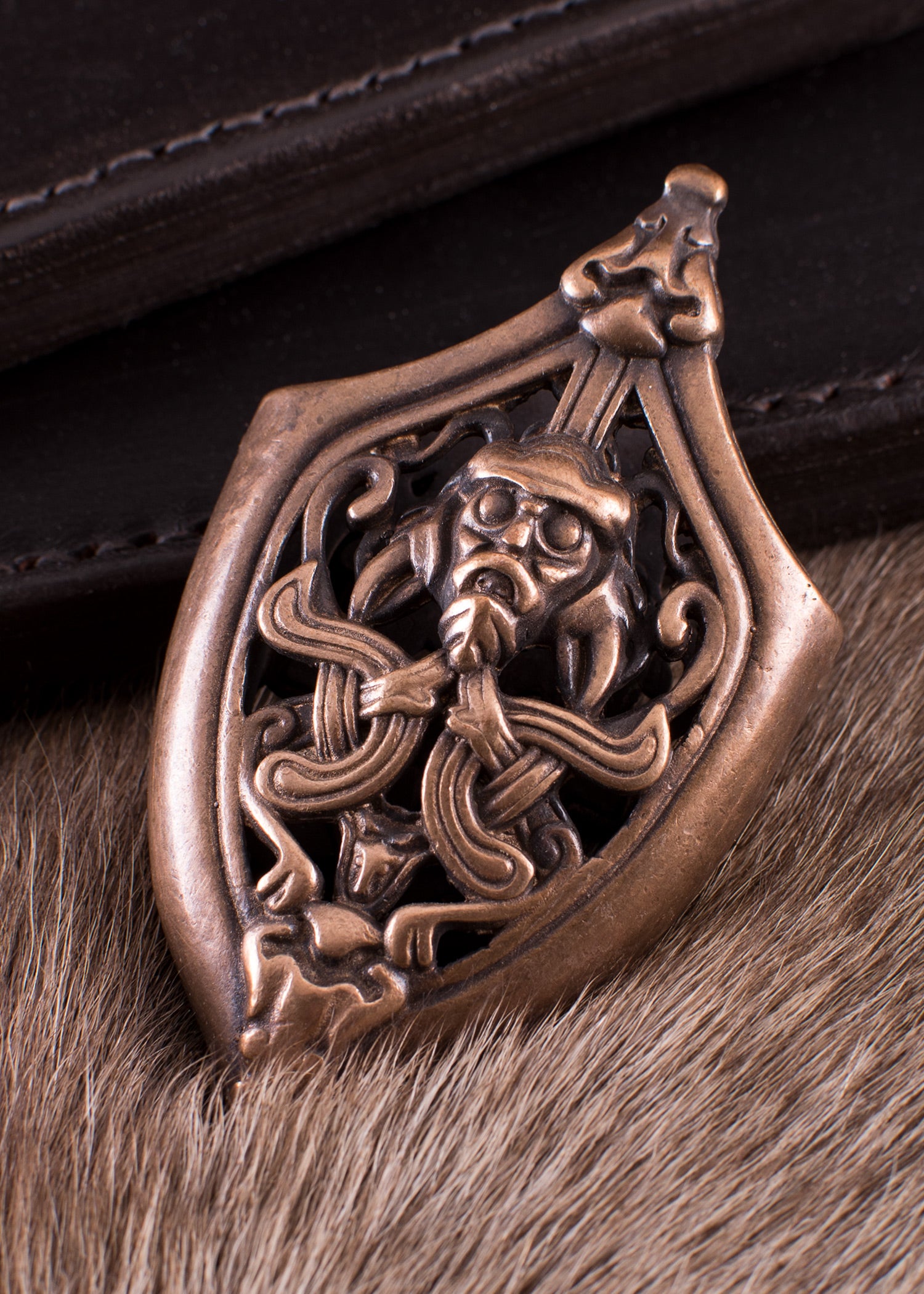 Imagen única de: Placa Para Funda De Espada Vikinga, Bronce
