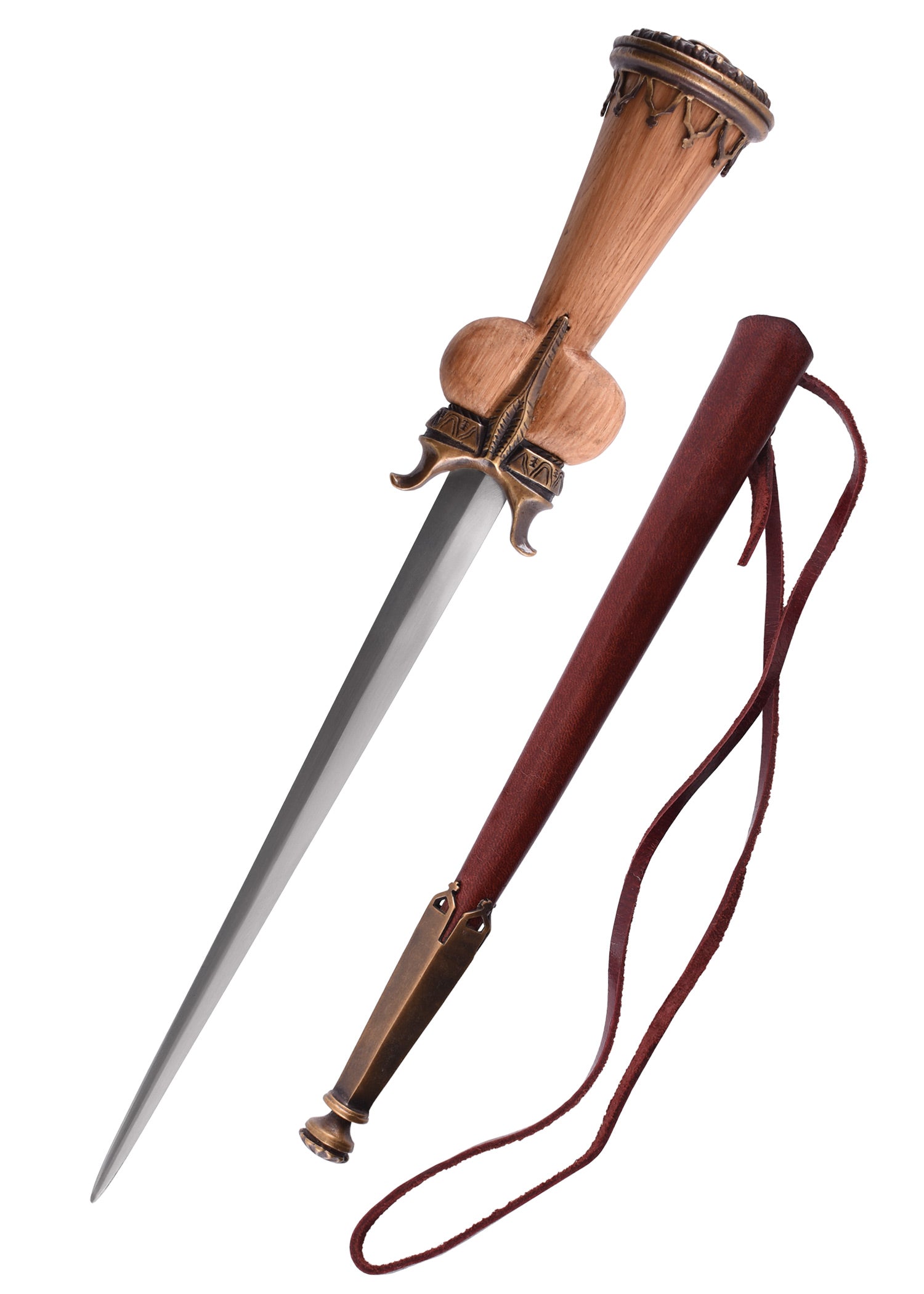 Imagen única de: Daga Renal De Rothenburg Con Vaina, Siglo Xv.