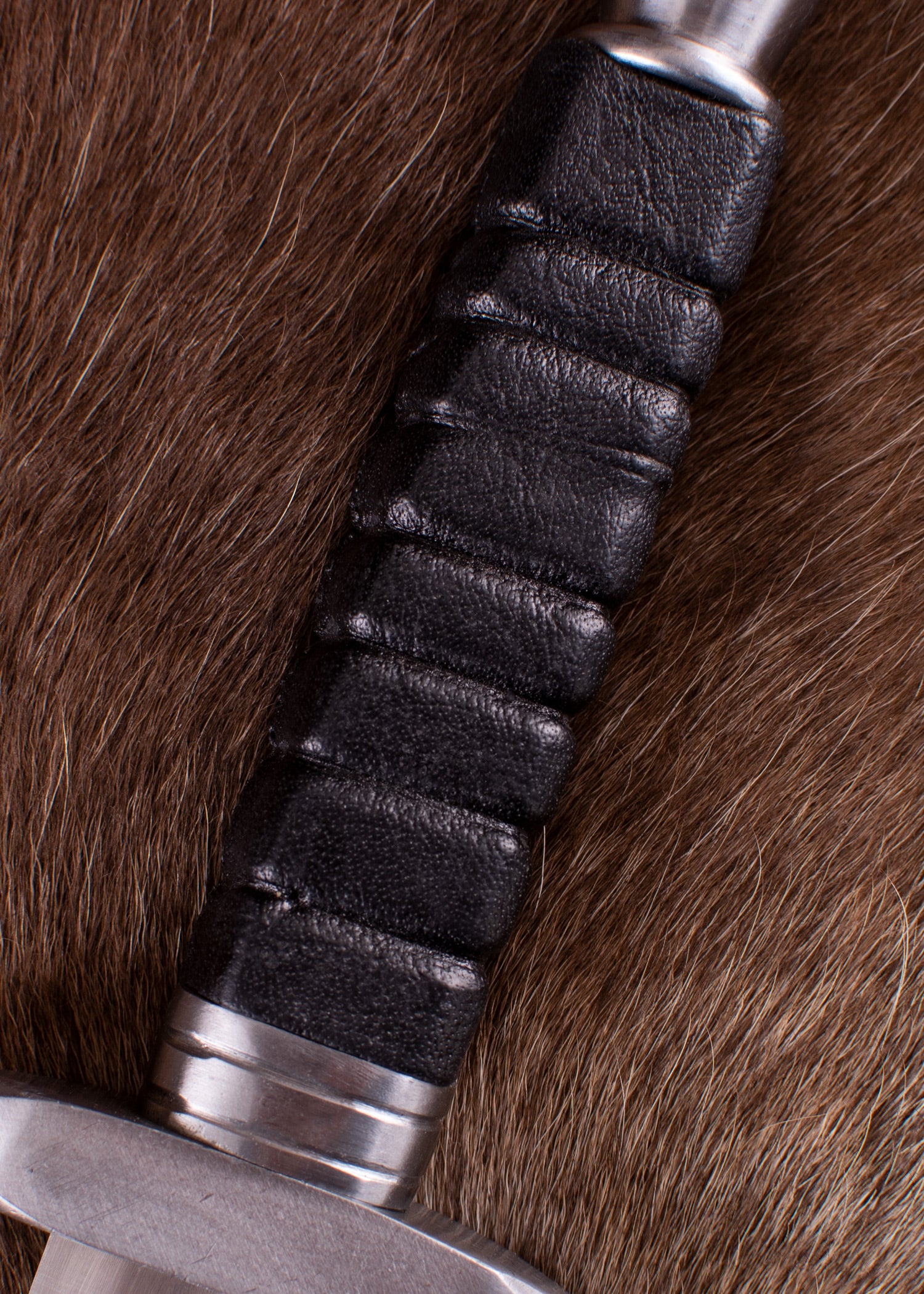 Imagen única de: Daga Renacentista Con Funda De Cuero, Daga De Combate, Sk-c