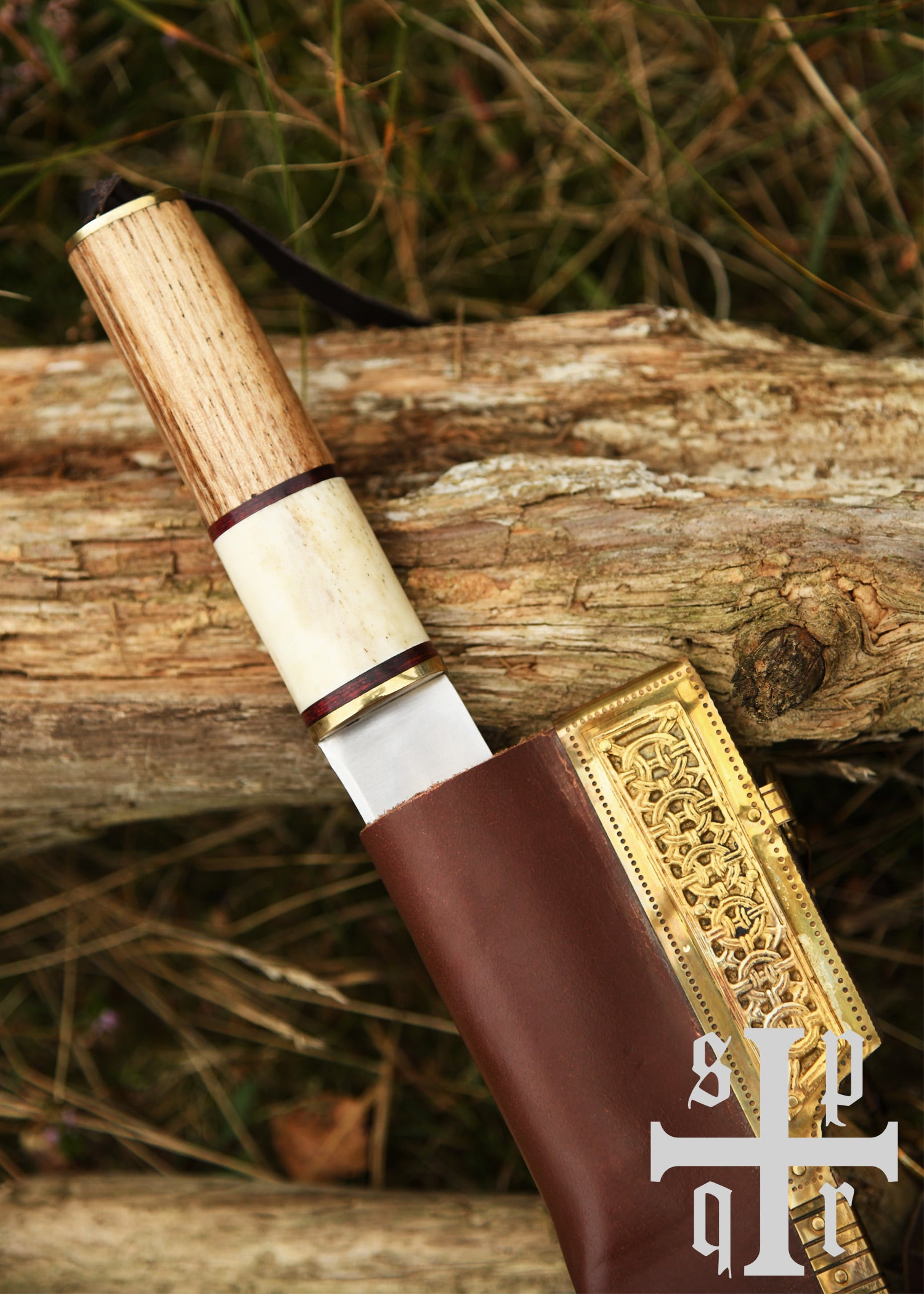 Imagen única de: Broken Back Sax, Cuchillo De Sax (Seax) Vikingo, Acero Al Carbono