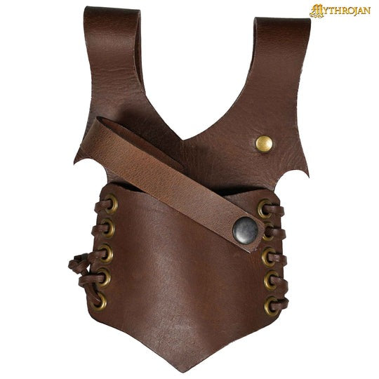 Imagen única de: Mythrojan Medieval Renacimiento Espada de Cuero Rana Espada Larp Disfraz Accesorio Rana Espada Porta Estoque Caballero Espada Cinturón Rana Daga de Cuero Espada Pirata Funda