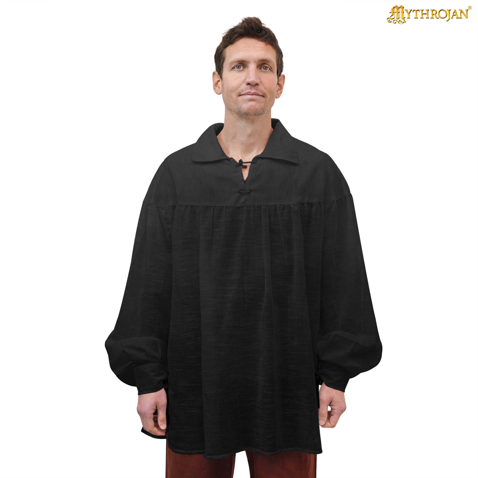 Camisa medieval de bardo 100% algodón - imagen 14