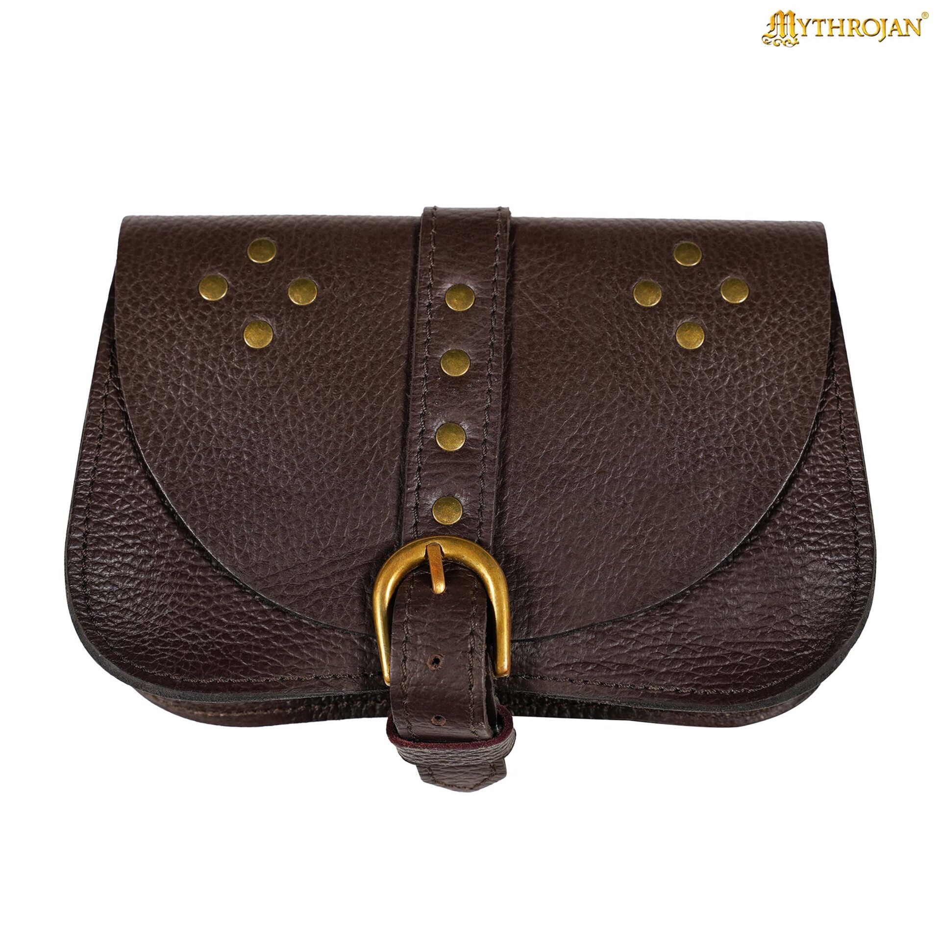 Bolsa de cadera Mythrojan en cuero - Marrón