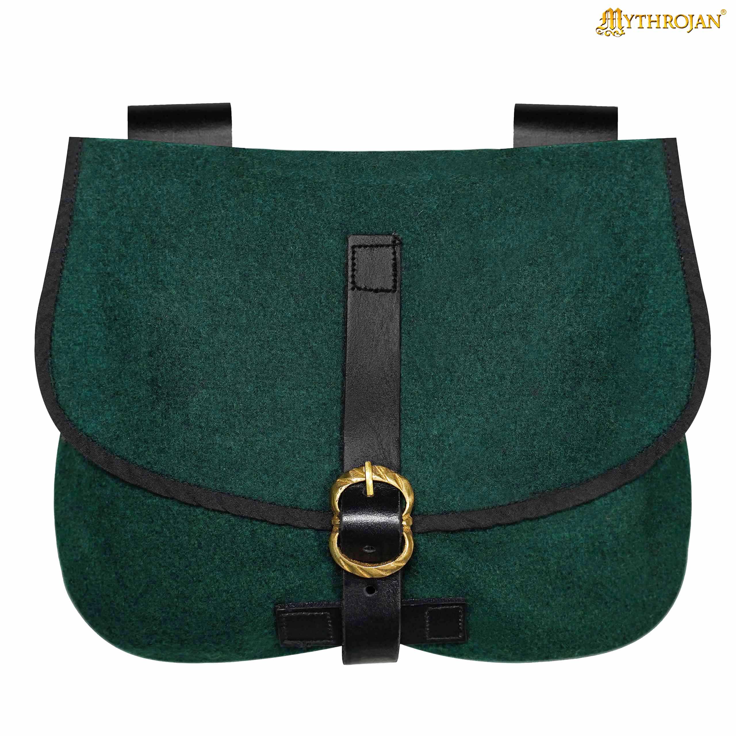 Bolsa de cinturón medieval Mythrojan - Verde - imagen 9