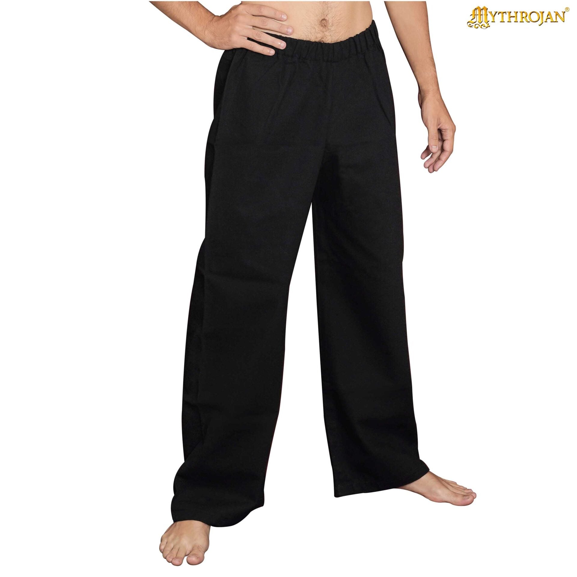 Pantalones vikingos de algodón para recreación y LARP - imagen 12