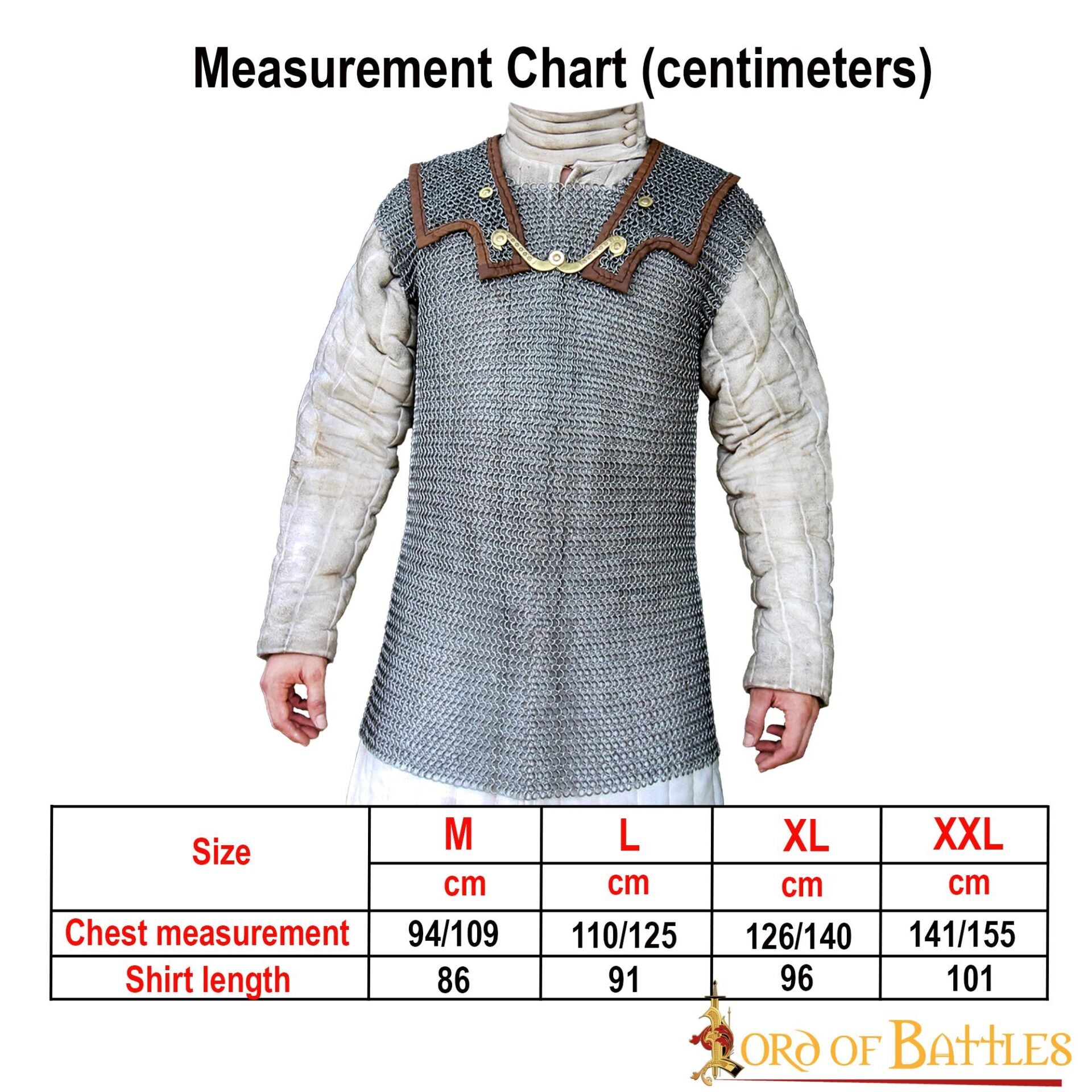 Lorica Hamata romana – malla remachada 6 mm, acero 18 gauge y latón - imagen 2