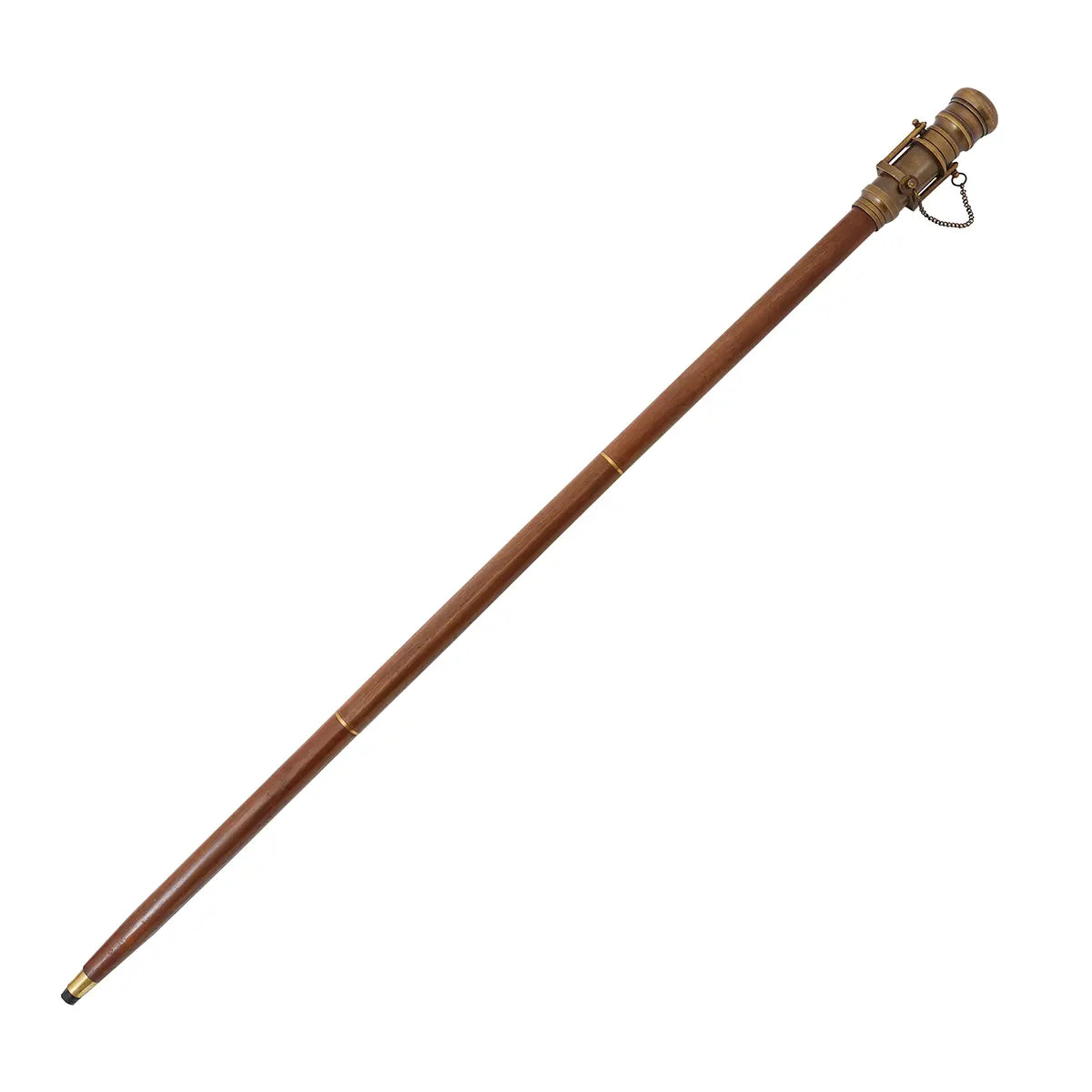 Bastón con telescopio oculto