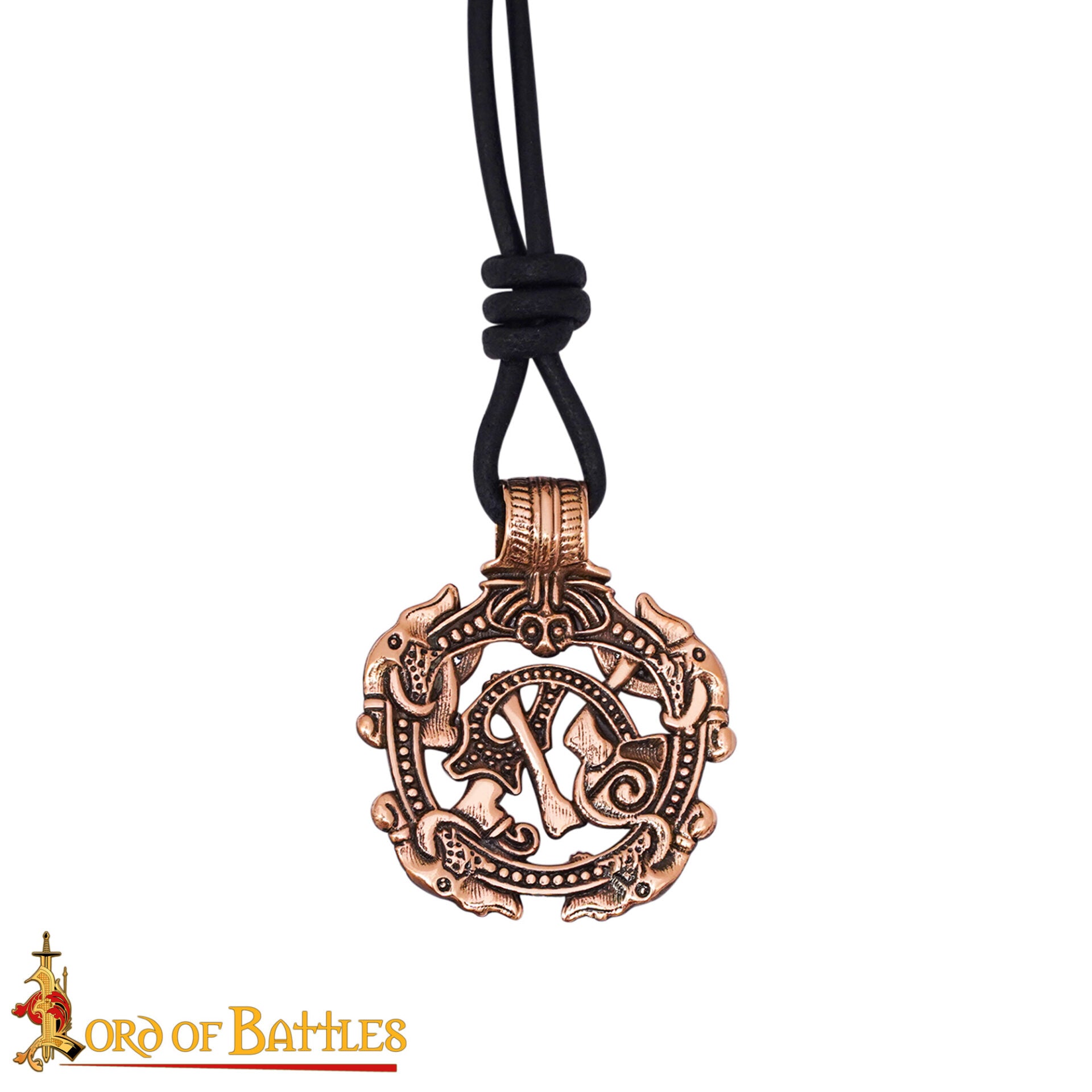 Imagen única de: Colgante Serpiente Vikinga de Bronce