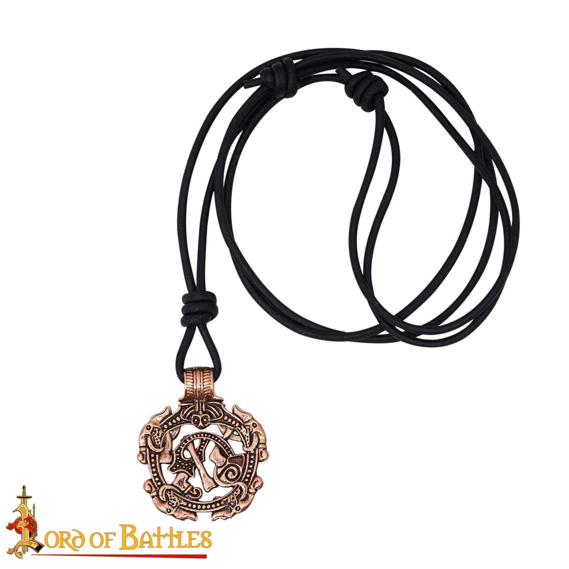 Imagen única de: Colgante Serpiente Vikinga de Bronce